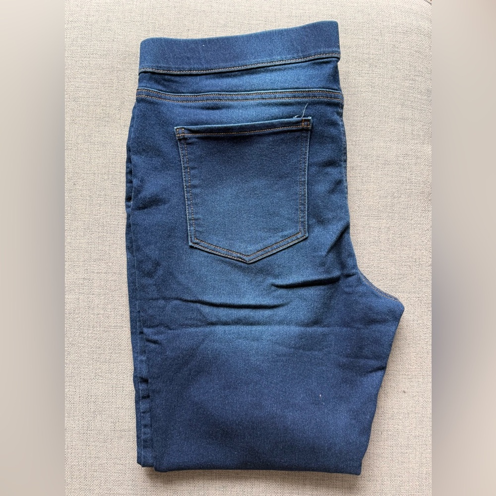 No Boundaries Women's Dark Blue Stretch Jeggings - Picture 3 of 6